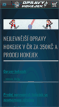 Mobile Screenshot of opravyhokejek.cz